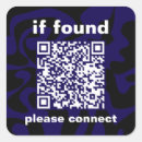 Search for dark blue stickers Qr code