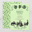 Search for cute kids birthday invitations Kitten