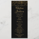 Search for confetti programs Black and gold