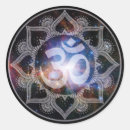 Search for om round stickers Peace