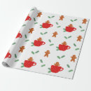 Search for coffee christmas wrapping paper Cute