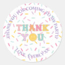 Search for thank you letter stickers Pink