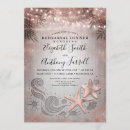 Search for starfish rehearsal dinner invitations Beach