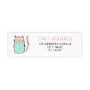 Search for with cats return address labels Girl