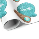 Search for mittens wrapping paper Blue