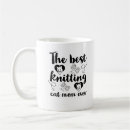 Search for funny knitting coffee mugs Simple