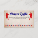 Search for sports ticket baby shower invitations Diaper raffle ticket