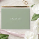 Search for sage green wedding envelopes Elegant