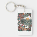Search for vintage tree key rings Sunset