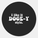 Search for funny doge stickers Presidential satire