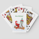 Search for santa claus playing cards Cartoon
