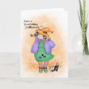 Search for cat dance cards Whimsical witch