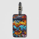 Search for graffiti luggage tags Bold