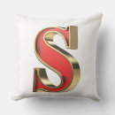 Search for letter s cushions Gold