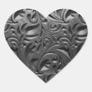 Search for silver metallic look stickers Black