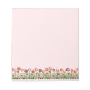Search for flower border notepads Pink