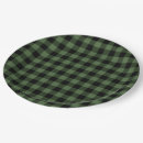 Search for green gingham plates Party