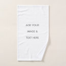 Search for monogram logo bath towels Blank  party plain template