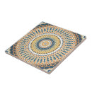 Search for blue yellow geometric pattern tiles Bohemian