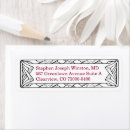 Search for scroll return address labels Rustic