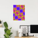 Search for blue abstract pattern posters Purple