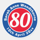 Search for 80th eighty 80 years old stickers Age