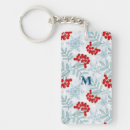 Search for red snowflake key rings White