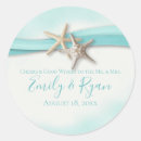 Search for turquoise wedding stickers Starfish