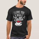 Search for latte love tshirts Couples