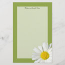 Search for daisy stationery paper Green