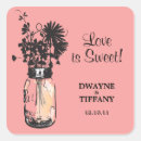 Search for glowing fireflies stickers Mason jar