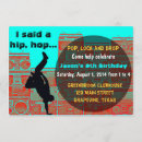 Search for hip hop invitations 80's