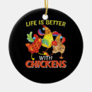 Search for chicken christmas tree decorations Crazy chicken lady