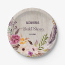 Search for rustic bridal shower plates Watercolor