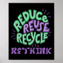 Search for reduce reuse recycle posters Earth