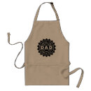 Search for worlds greatest dad aprons Black