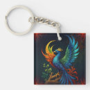 Search for fantasy birds key rings Phoenix