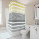 Search for yellow and gray shower curtains For her