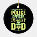 Search for law enforcement christmas tree decorations Cop