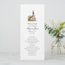 Search for traditional reception wedding programs Simple