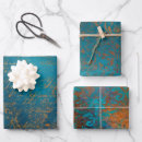 Search for patina wrapping paper Damask