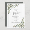 Search for eucalyptus birthday invitations Sage green