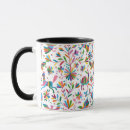 Search for bright pattern mugs Flower