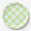 Search for pastel paper plates Chequered