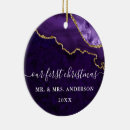 Search for marble christmas tree decorations Just married