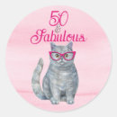 Search for gray cat stickers Birthday