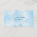 Search for cloud business cards Blue sky