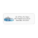 Search for cute dolphin return address labels Animal