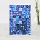 Search for abstract art birthday cards Blue