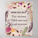 Search for baby shower mimosa bar signs Boho